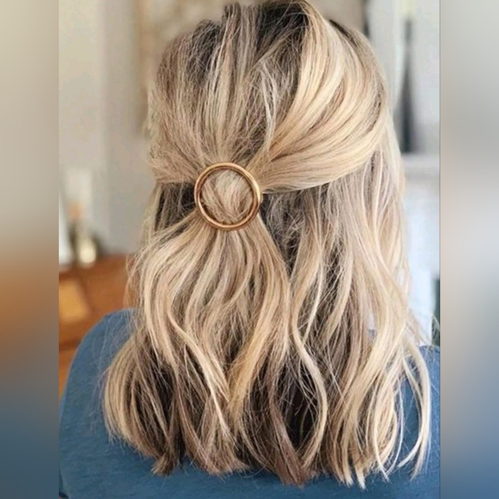ELEGANT ROUND HAIR CLIP - Picture 3 of 4
